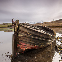 Buy canvas prints of MacNab Bay Old Boat by Keith Thorburn EFIAP/b