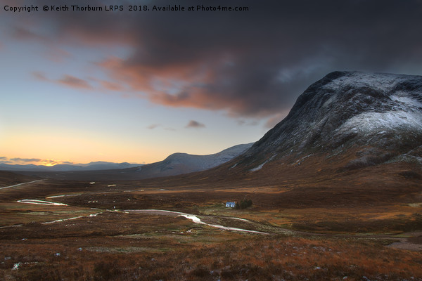 Sunrise at the Buachaille Picture Board by Keith Thorburn EFIAP/b