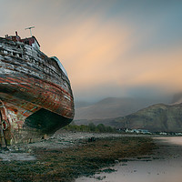 Buy canvas prints of Old Boat on Coal Bay by Keith Thorburn EFIAP/b