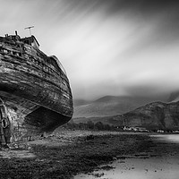 Buy canvas prints of Old Boat on Coal Bay by Keith Thorburn EFIAP/b