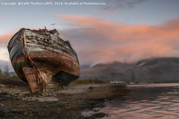 Old Boat on Coal Bay Picture Board by Keith Thorburn EFIAP/b