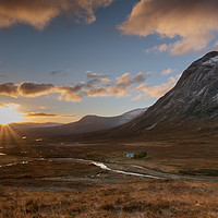 Buy canvas prints of Sunrise at the Buachaille by Keith Thorburn EFIAP/b