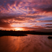 Buy canvas prints of Aberlady Bay Sunset by Keith Thorburn EFIAP/b