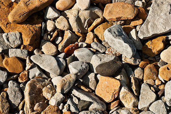Beached Stones. Picture Board by Keith Thorburn EFIAP/b