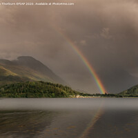 Buy canvas prints of Rainbows over Glencoe by Keith Thorburn EFIAP/b