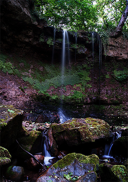 Waterfall Thorntonloch Picture Board by Keith Thorburn EFIAP/b