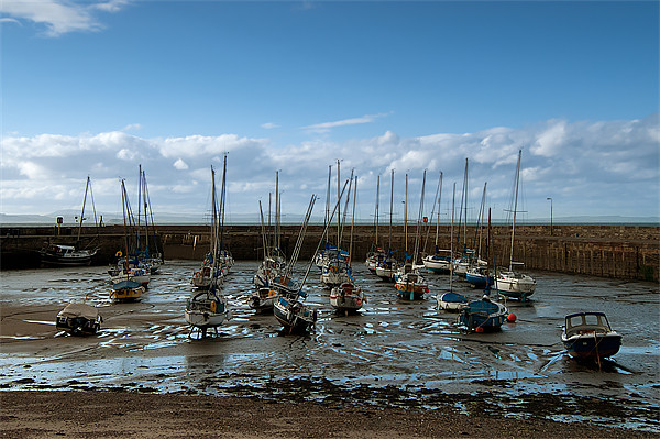 Musselburgh Harbour Picture Board by Keith Thorburn EFIAP/b