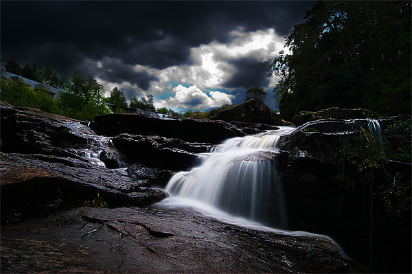 The falls at Killen Picture Board by Keith Thorburn EFIAP/b