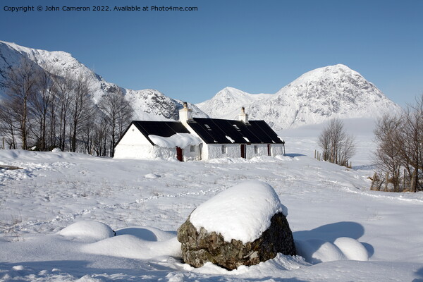 Winter in Glencoe. Picture Board by John Cameron