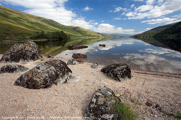 Loch Arkaig Picture Board by John Cameron