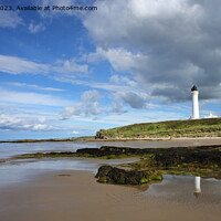 Buy canvas prints of Covesea Lighthouse at Lossiemouth. by John Cameron