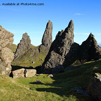 Buy canvas prints of Quiraing on the Isle of Skye in Scotland. by John Cameron