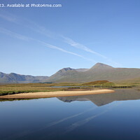 Buy canvas prints of Black Mount on Rannoch Moor from Lochan Na Stainge by John Cameron