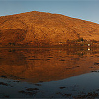 Buy canvas prints of Evening reflections,Loch Eil. by John Cameron