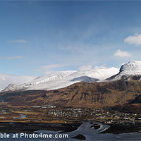 Buy canvas prints of Fort William and Ben Nevis by John Cameron