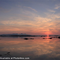 Buy canvas prints of Sunset from Arisaig. by John Cameron