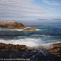 Buy canvas prints of Coastal view from Smirisary. by John Cameron