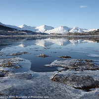 Buy canvas prints of Still winters day at Loch Eil. by John Cameron