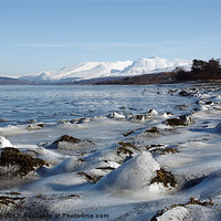 Buy canvas prints of Loch Eil and Ben Nevis. by John Cameron