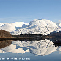 Buy canvas prints of Winter reflections. by John Cameron