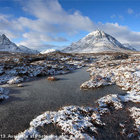 Buy canvas prints of Majestic Winter Wonderland in Glencoe by John Cameron