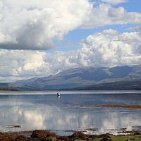 Buy canvas prints of Ben Nevis and Loch Eil. by John Cameron