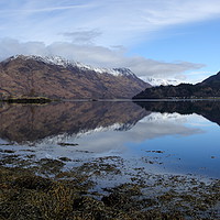 Buy canvas prints of Loch Leven and the Pap of Glencoe. by John Cameron