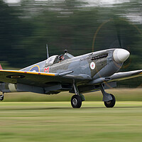 Buy canvas prints of Spitfire Mk VIIIc MT928 by J Biggadike