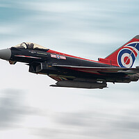 Buy canvas prints of RAF Typhoon Display Jet by J Biggadike