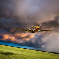 Buy canvas prints of Mustang Out Of The Storm by J Biggadike