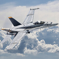 Buy canvas prints of F-18 Hornet  VMFA 314 by J Biggadike
