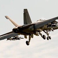 Buy canvas prints of Boeing F-18 On Approach by J Biggadike