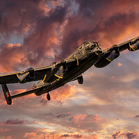 Buy canvas prints of The Lancaster Bomber by J Biggadike