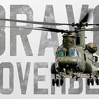 Buy canvas prints of Chinook Bravo November by J Biggadike