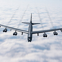 Buy canvas prints of B-52 Stratofortress Bomber by J Biggadike
