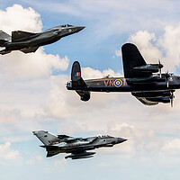 Buy canvas prints of 617 Squadron - Gibson Formation by J Biggadike