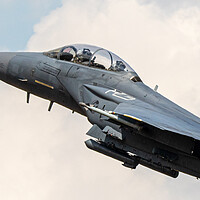 Buy canvas prints of F-15 Strike Eagle CLimb by J Biggadike