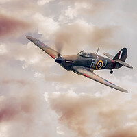Buy canvas prints of Hawker Hurricane LF363 by J Biggadike