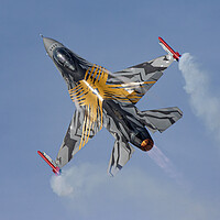 Buy canvas prints of Belgian F-16 Fighting Falcon by J Biggadike