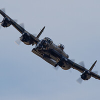 Buy canvas prints of Lancaster Bomber PA474 by J Biggadike