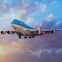 Buy canvas prints of KLM Boeing 747 by J Biggadike