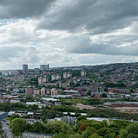 Buy canvas prints of Sheffield City Panoramic by J Biggadike