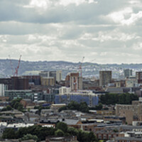 Buy canvas prints of Sheffield Panoramic View by J Biggadike