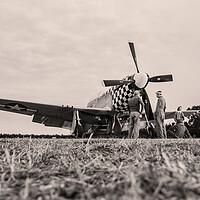 Buy canvas prints of P-51D Mustang Contrary Mary by J Biggadike