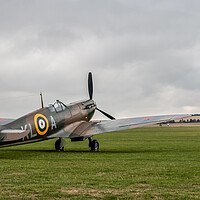 Buy canvas prints of Spitfire Mk1a X4650 KL-A by J Biggadike