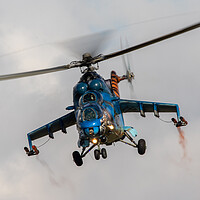Buy canvas prints of Mil Mi-24 Hind Czech Air Force by J Biggadike