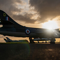 Buy canvas prints of Hawker Hunter GA11 WV256 by J Biggadike