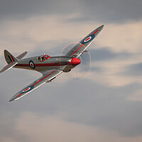 Buy canvas prints of Supermarine Spitfire Mk XIV RN201 by J Biggadike