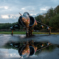 Buy canvas prints of Hawker Harrier GR3 XV748 by J Biggadike