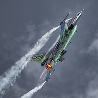 Buy canvas prints of Belgian F-16 Fighting Falcon by J Biggadike